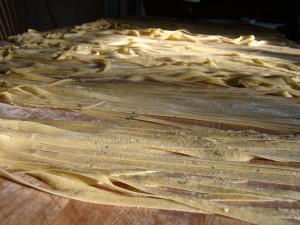 fresh pasta noodles