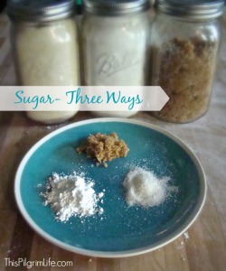 Sugar Three Ways