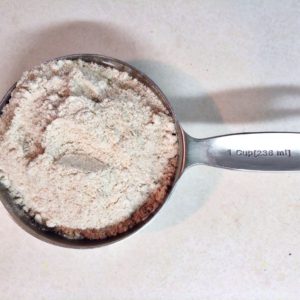 grinding grain in the Vitamix