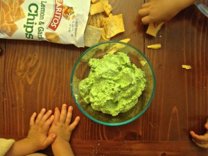 green pea hummus