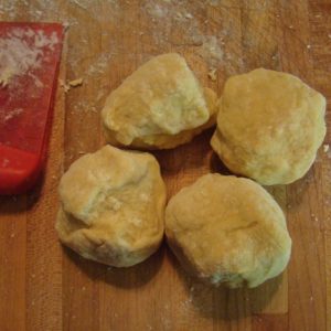 making pasta dough