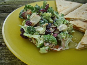 Sweet broccoli salad