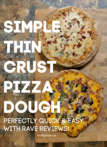 You'll be amazed at how easy it is to make homemade pizza dough! It's so quick and easy, perfect for pizza, calzones, Stromboli, and more! 