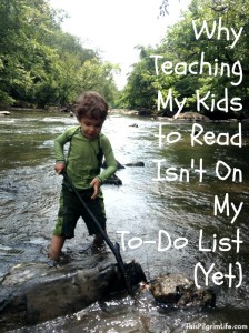 Parents of littles...You don't have to rush school!