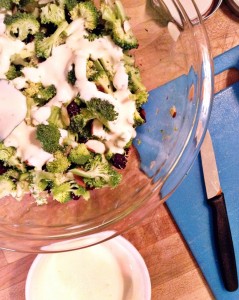Sweet broccoli salad