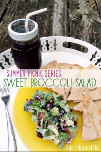 Sweet broccoli salad