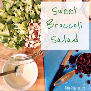 Sweet broccoli salad