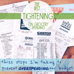 Tightening the Belt on Grocery Spending