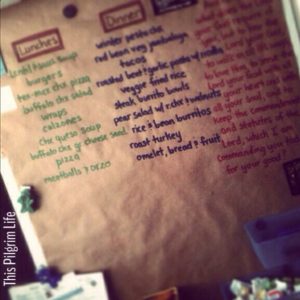 meal planning