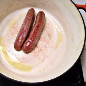 Spicy Sausage and Lentil Soup