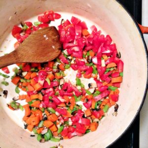 Spicy Sausage and Lentil Soup