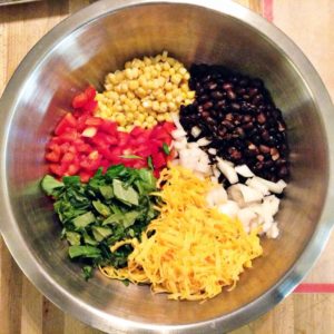 Black Bean and Spinach Egg Rolls