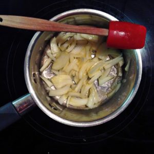 caramelizing onions