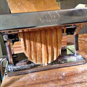 cutting noodles