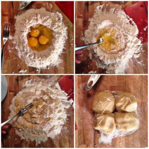 making pasta