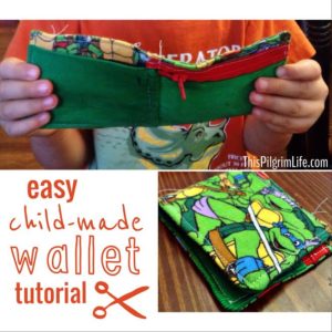 Child-Made Wallet Tutorial