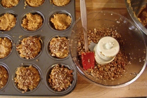 Pumpkin Pecan Brown Butter Muffins