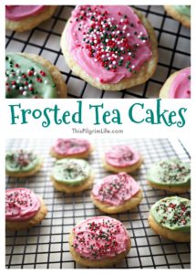 These frosted tea cakes are so simple to whip together in a stand mixer and such fun cookies to decorate together as family! You'll be amazed at how tasty these soft cookies are, topped with a sweet cream cheese icing. Make a batch to eat and a batch to share with friends! 
