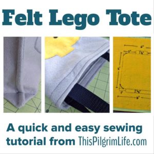 Felt Lego Tote