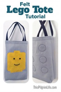 Felt Lego Tote