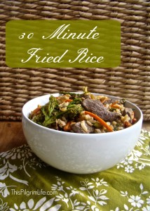 30 Minute Fried Rice