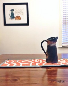 Reversible Heat Safe Table Runner