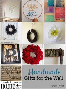 Handmade Gifts for the Home Roundup