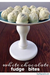 White Chocolate Fudge Bites