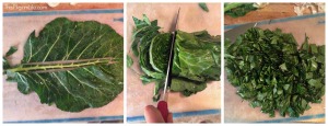 Collard Green Wontons