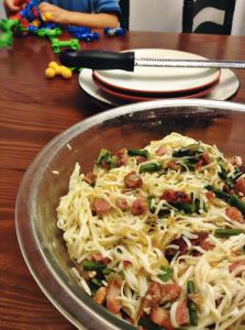 Leftover Holiday Ham Pasta