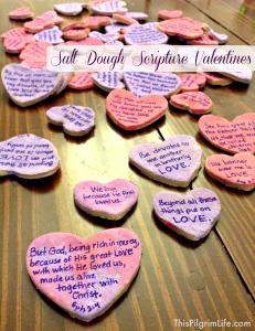 Salt Dough Scripture Valentines