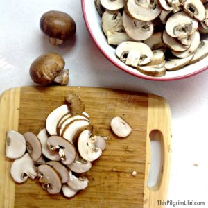 White Wine Creamy Mushroom Sauce