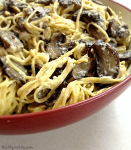 White Wine Creamy Mushroom Sauce