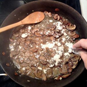 White Wine Creamy Mushroom Sauce