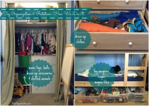 organizing and rotating toys