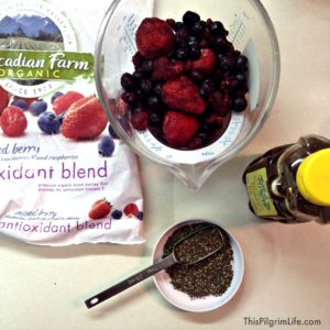 Chia Seed Jam-- simplest jam that only needs three ingredients and fifteen minutes!