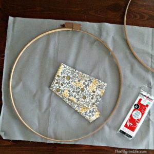 Easy Hoop Art Tutorial