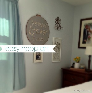 Easy Hoop Art Tutorial