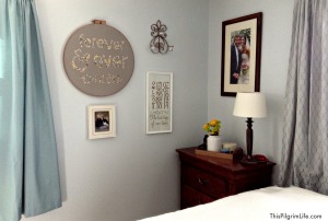 Valentine's Day Home Makeover & Easy Hoop Art Tutorial