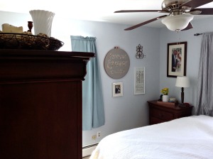 Valentine's Day Home Makeover & Easy Hoop Art Tutorial