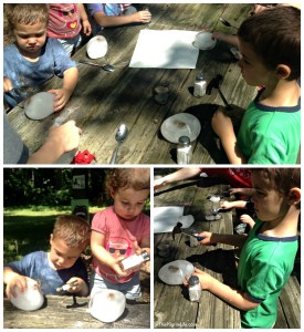 An outdoor dinosaur party to celebrate my five-year-old's birthday.