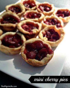Individual cherry pies, SO GOOD and perfect for outdoor cookouts and holiday gatherings!