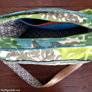 Everyday Zippered Tote Tutorial