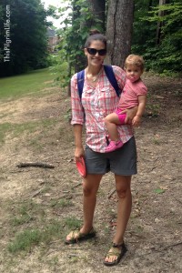 This is one our favorite games to play as a family-- it's free, outdoors, and something we can do all together (even the toddler!).