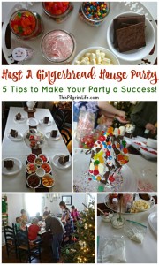 Host a gingerbread house party-- tips to make your party a success!