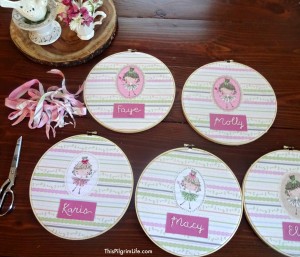 My little girl turned two this week and we celebrated with a very simple tea party. With items from the Dollar Store and Goodwill, I put together a pretty, yet inexpensive, party with a handful of her friends.