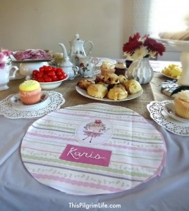My little girl turned two this week and we celebrated with a very simple tea party. With items from the Dollar Store and Goodwill, I put together a pretty, yet inexpensive, party with a handful of her friends.