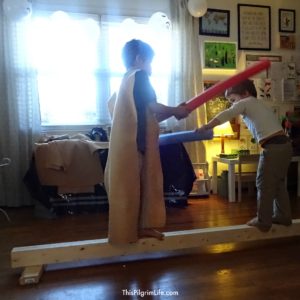 This weekend we celebrated my son's fourth birthday with a Star Wars Jedi Training party. He and several of his friends practiced their light saber skills, droid building skills, and more during the simple birthday party.