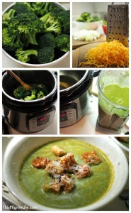not just a soup with a dash of broccoli to go along with the heaps of milk and cheese. The broccoli is the star, and the green is boosted by the addition of