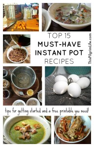 Whether you are a new Instant Pot owner or have been using one for a while, this list of the top 15 must-have Instant Pot recipes is for YOU! Keep reading for tips, recipes, and an AWESOME, FREE printable!